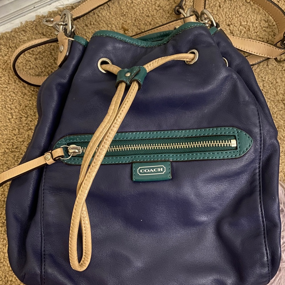Coach Purple Messenger Bag